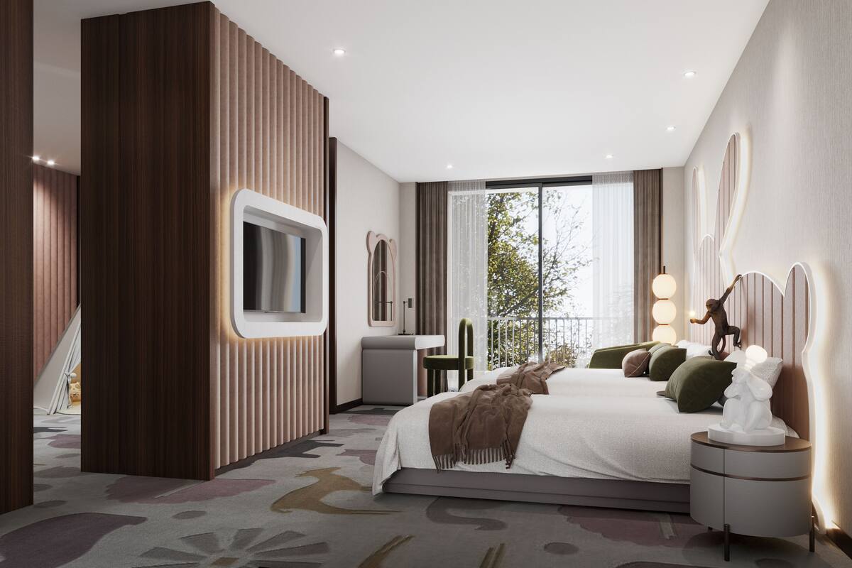 Deluxe-Zimmer, 2 Einzelbetten, Bergblick (Deluxe Mountain Suite)