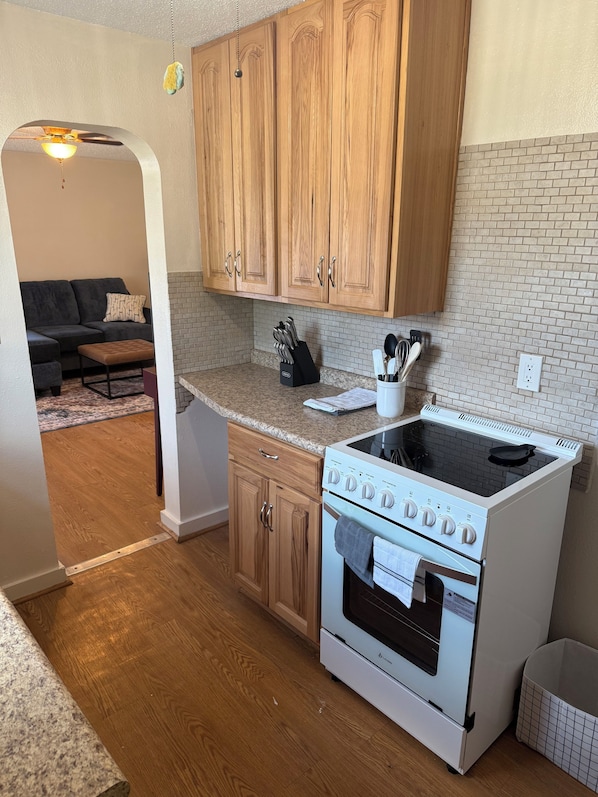Microwave, oven, stovetop