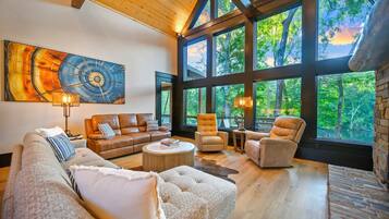 TV connectée, cheminée, baby-foot, table de tennis de table