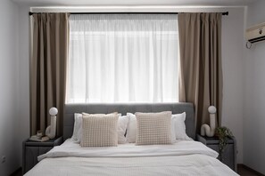 华丽公寓, 3 间卧室, 阳台, 城市景观 | 遮光窗帘、熨斗/熨衣板、免费 WiFi