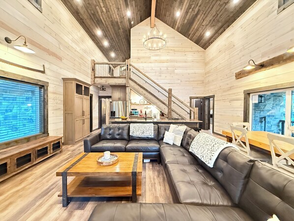 TV connectée, cheminée