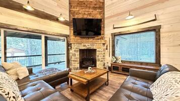 Smart TV, fireplace, offices