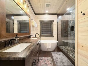 Hårtørrer, håndklæder