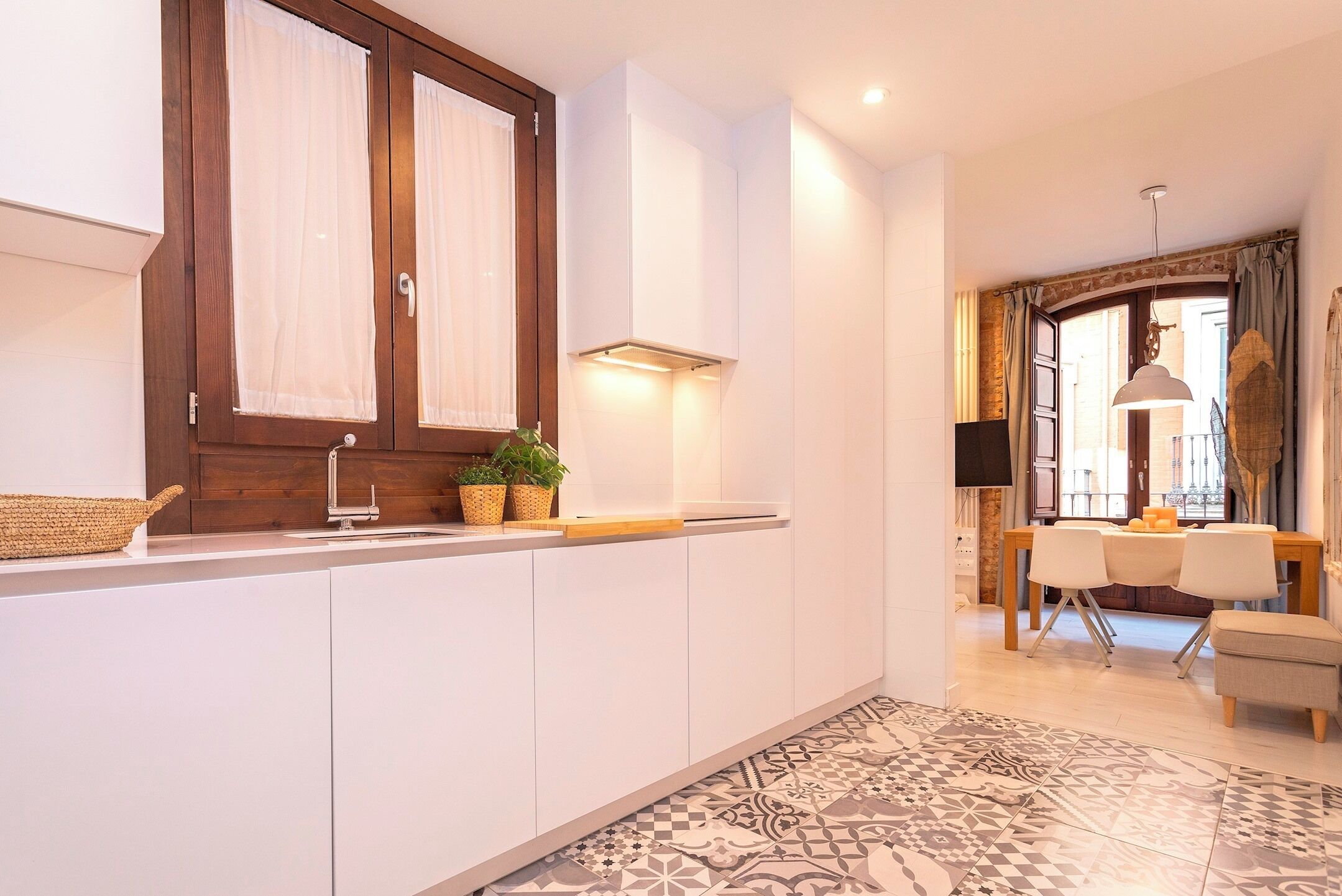 Apartment (1 Bedroom) | Private kitchen | Fridge, microwave, oven, stovetop