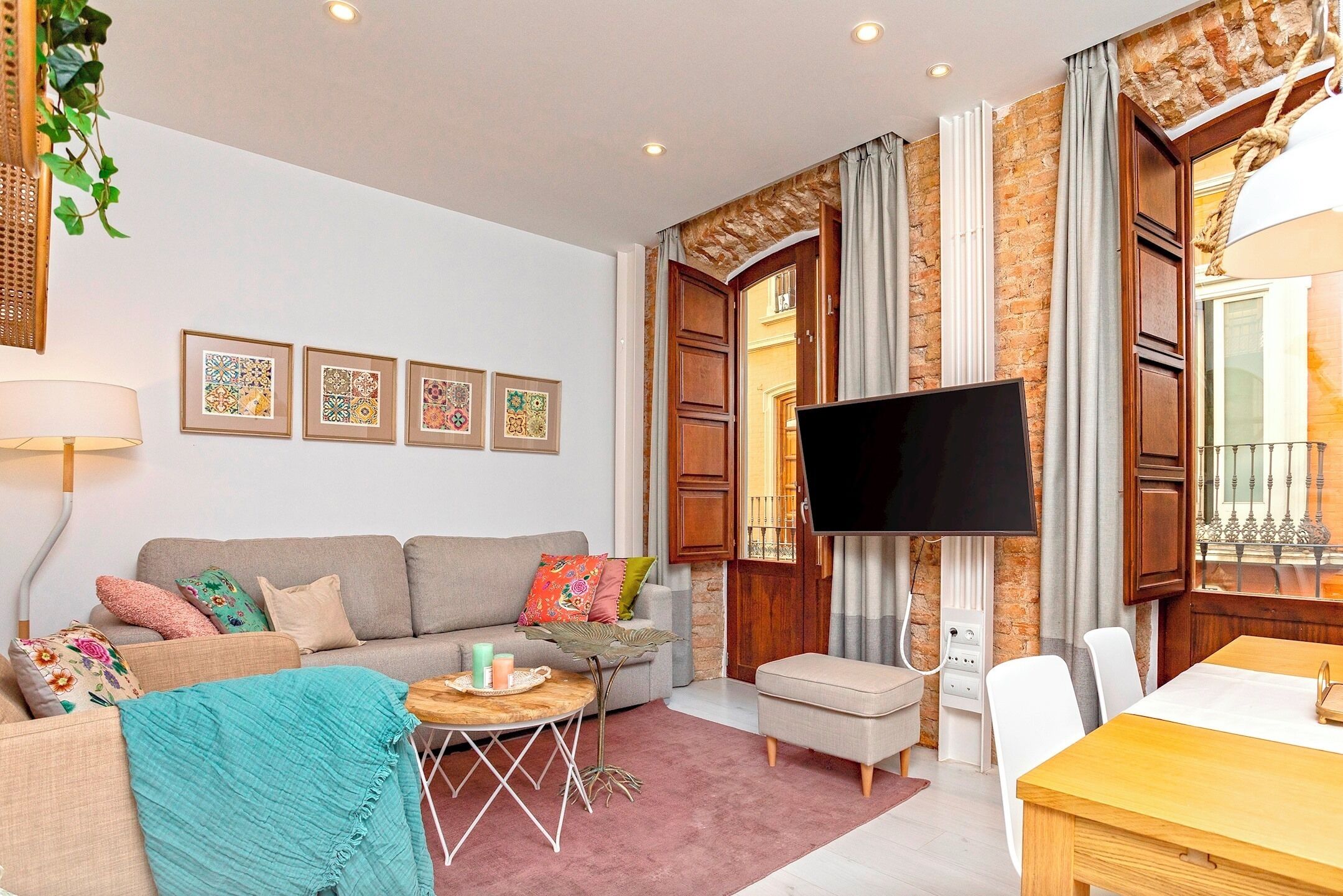 Appartamento (1 Bedroom) | Area soggiorno