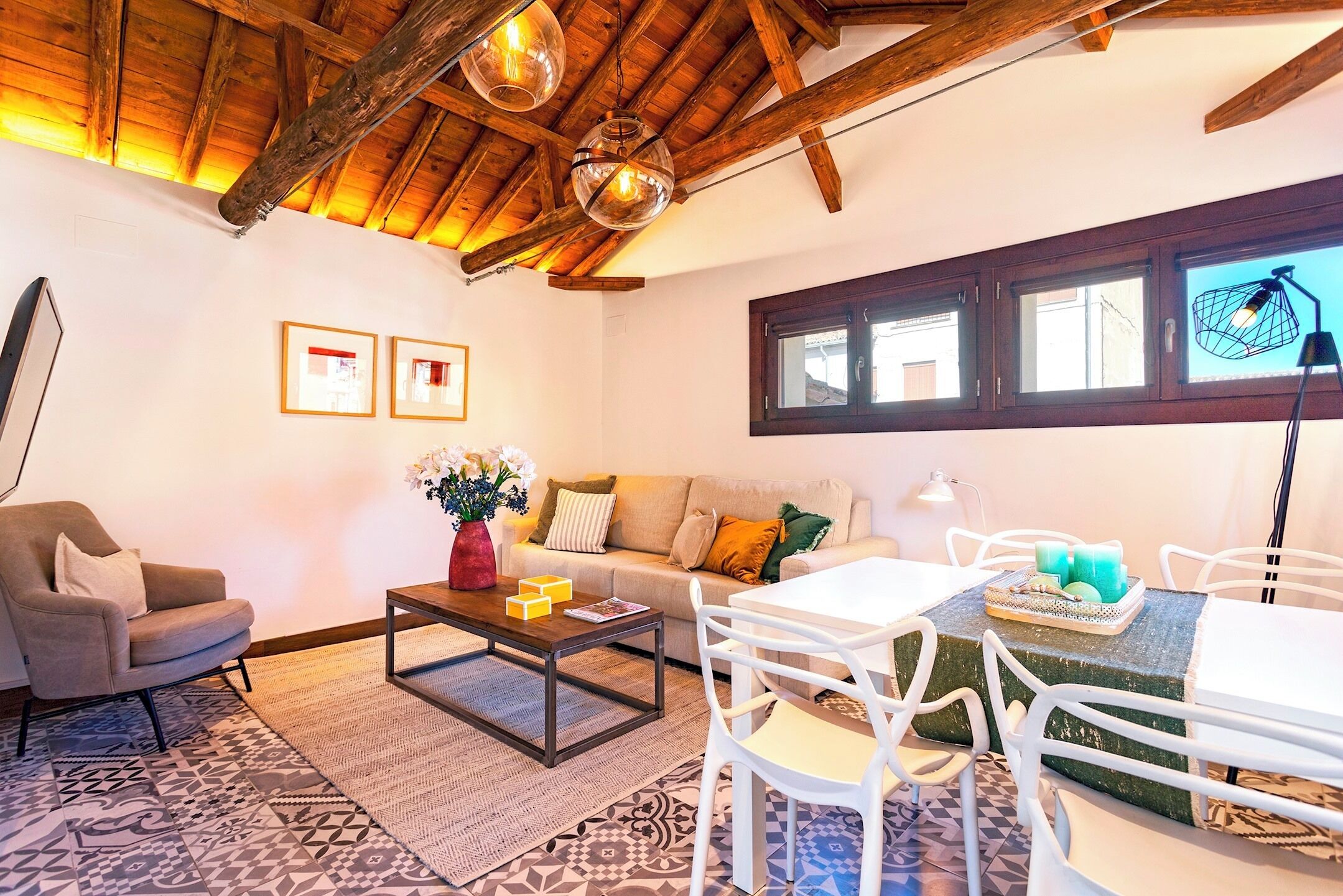 Appartamento (1 Bedroom) | Area soggiorno