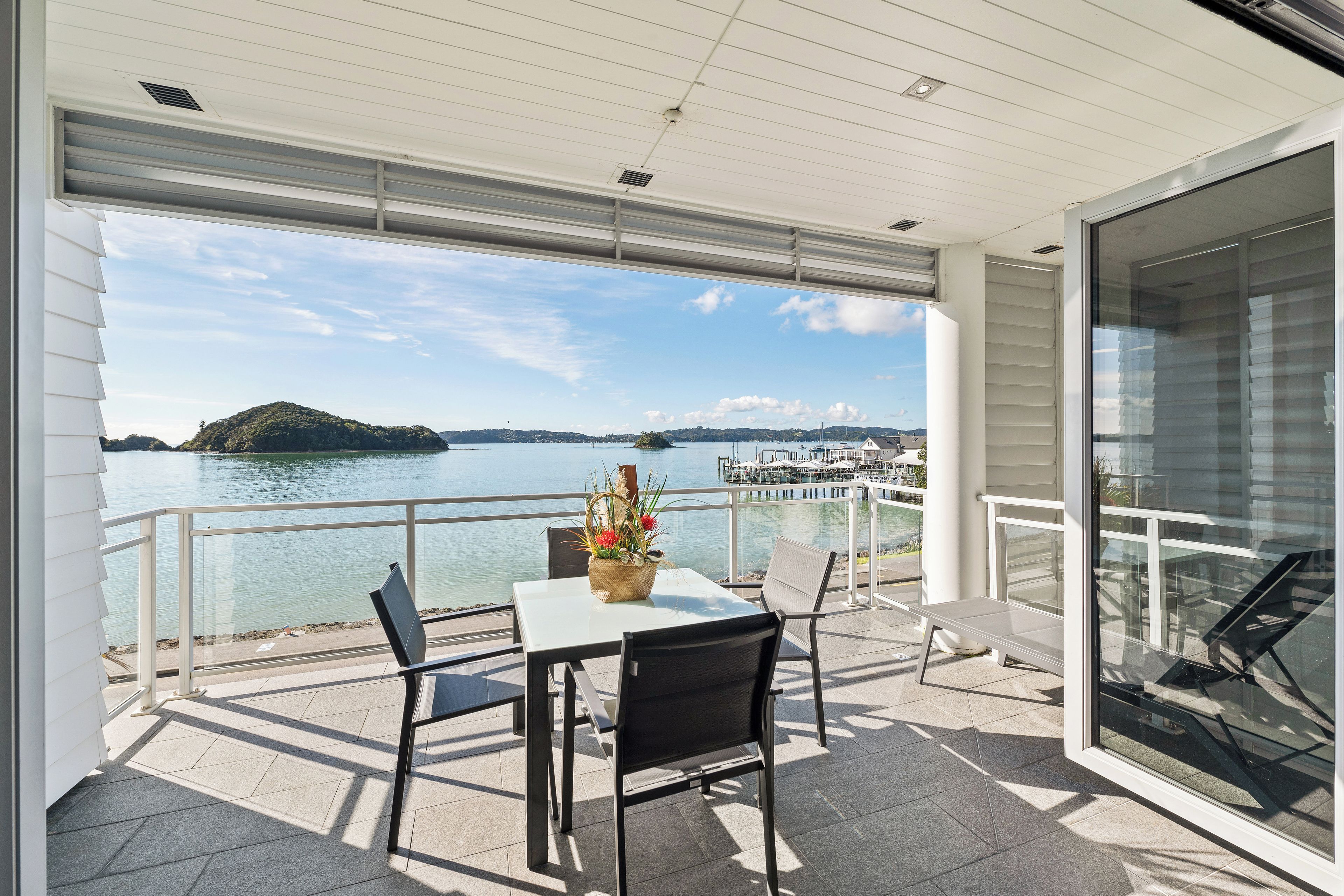 Apartment, 2 Schlafzimmer, eingeschränkter Meerblick | Terrasse/Patio