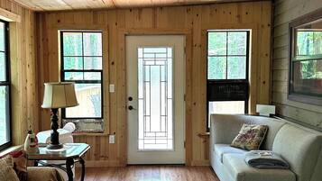 Smart-tv en een open haard