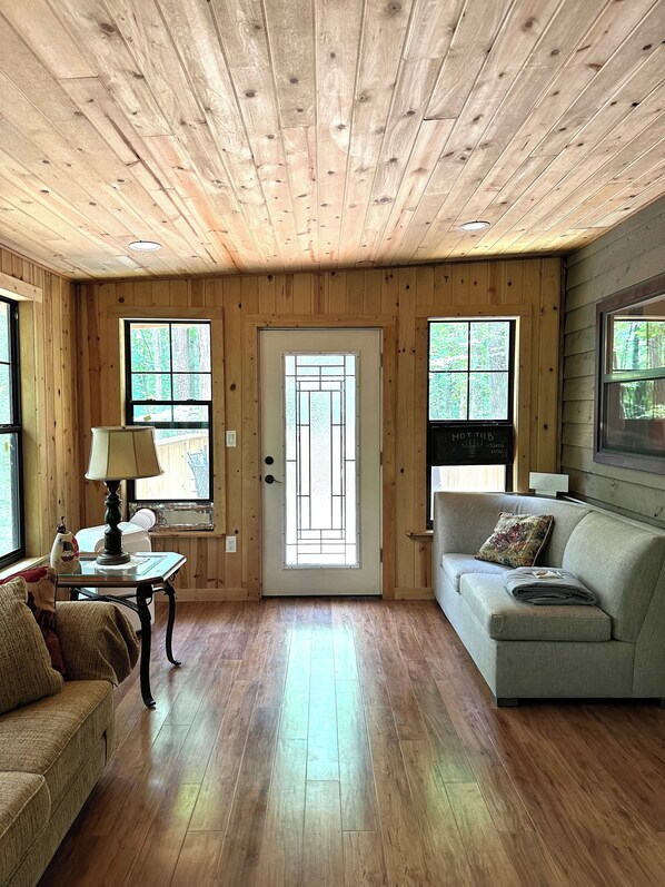 TV connectée, cheminée