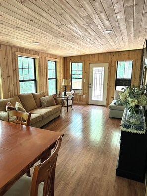 TV connectée, cheminée