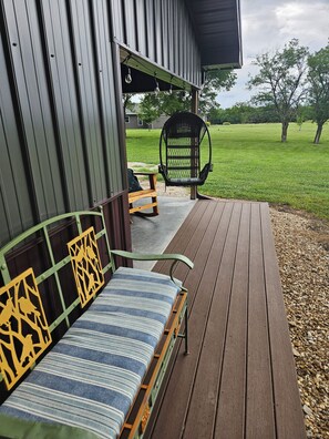 Terrace/patio - Charming Modern 1BR Country Cottage Surrounded by Nature Close to Town. (Warrensburg)