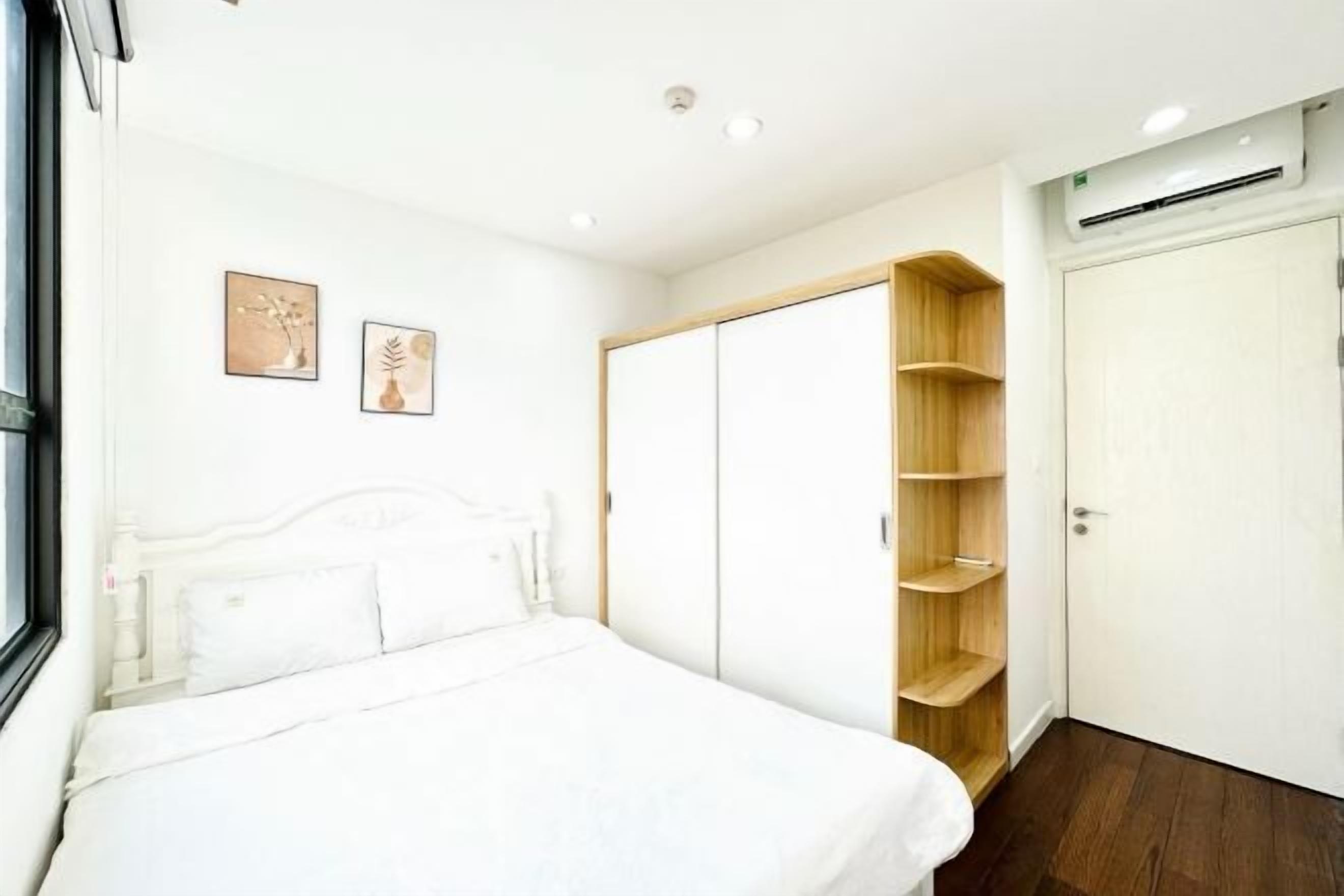 Desk, laptop workspace, blackout drapes, soundproofing