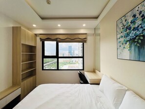 Standard-Apartment, Balkon, Stadtblick