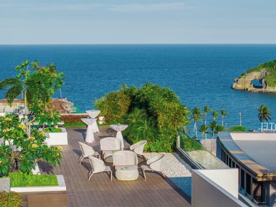 Blick von der Unterkunft