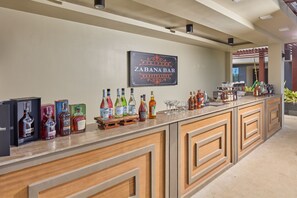 Poolside bar