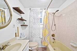 Hair dryer, towels