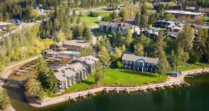 FLATHEAD LAKE WATERFRONT STUDIO RETREAT!!! WITH BOAT OPTION