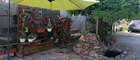 Comfort-Suite | Blick auf den Innenhof