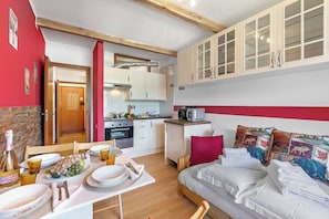 Studio Standard, vue montagne (Studio Valleverde 26) | Salle à manger