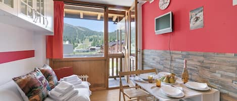 Standaard studio, uitzicht op bergen (Studio Valleverde 26) | Woonkamer