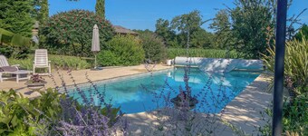 Neat gite with beautiful garden and private pool
