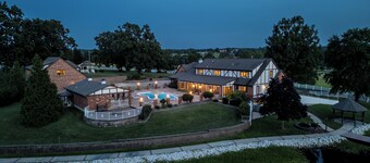 Gated 35-Acre De Soto Estate: Pool, Lake & Patio!