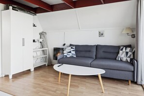 TV og peis