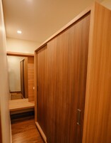 Family Suite, Balcony, Garden View | Desk, laptop workspace, iron/ironing board, free WiFi