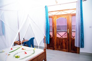 Kamar Single Comfort, pemandangan pantai | Ruang kerja ramah laptop dan Wi-Fi gratis