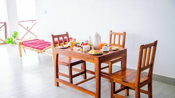 Gratis frukostbuffé varje dag