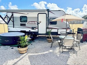 Comfort Cabin | Front of property - La Gozadera Park (Salinas)