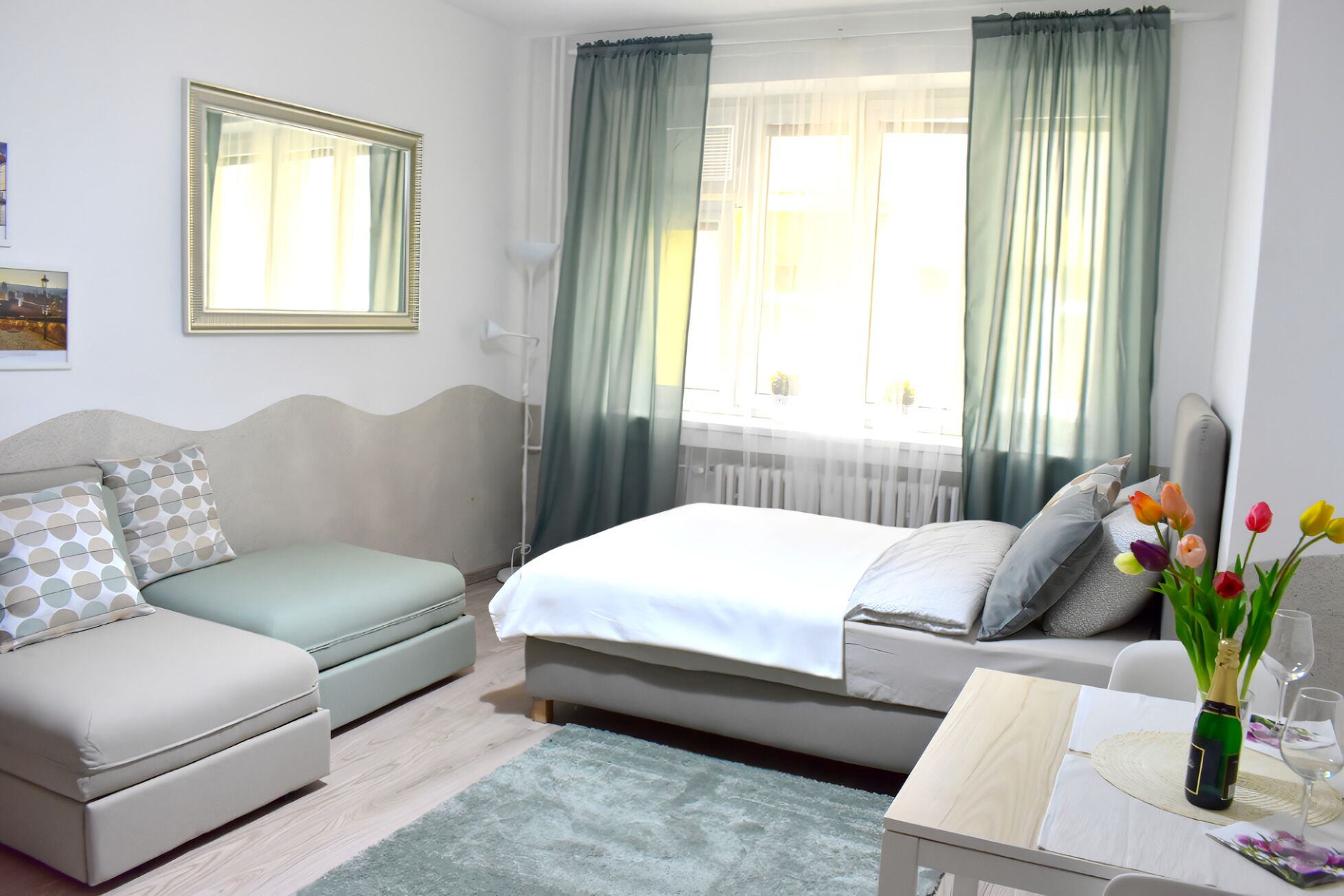 1 soverom, strykejern/-brett, wi-fi og sengetøy