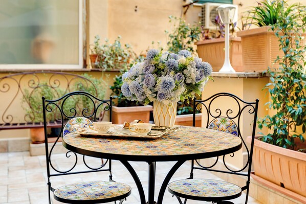 Terrace/patio - Il Rifugio del Re (Roma)