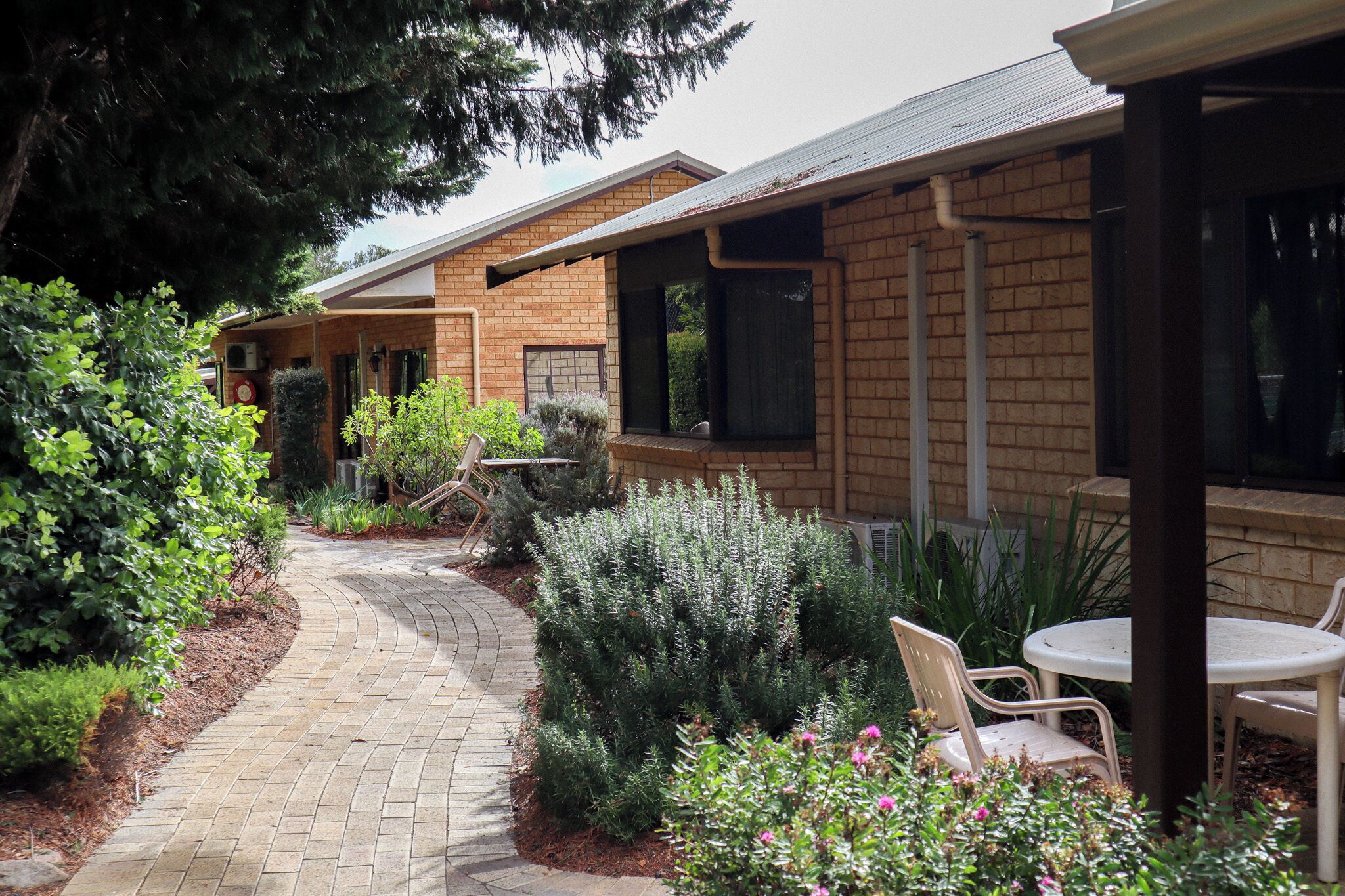 Blick auf den Garten