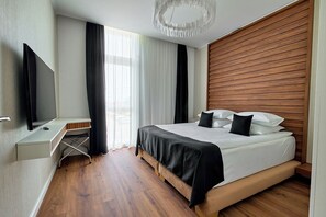 Leilighet | Safe på rommet, individuelt dekorert og individuelt innredet