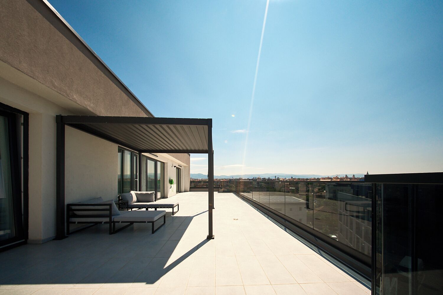 Penthouse | Blick auf die Stadt