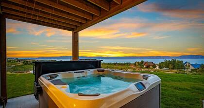 Lake Haven Lodge | Private Pickleball Court |Sleeps 40 | Spa | Views