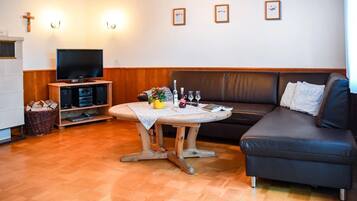 TV, fireplace, DVD player, table tennis
