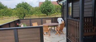 Villa con chimenea y gran parcela a 5 min del mar