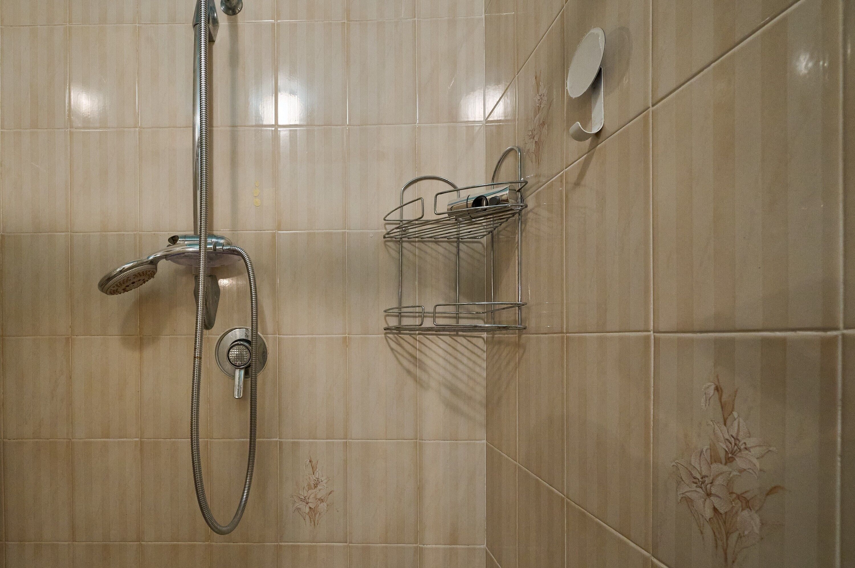 Ducha, secador de pelo, toallas