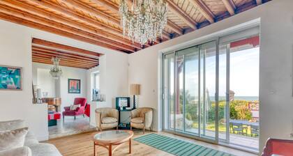 Villa 'Lin Et Marée Face Océan' avec Vue Mer, Jardin Privé et Wi-Fi