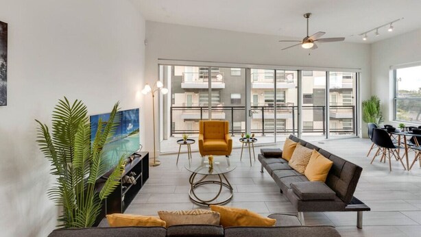 Unclassified image, 1 of 20, button - Modern 2BR | Gym | Parking | Workspace (Dallas)