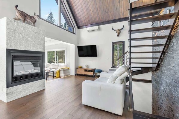 TV, fireplace - Bora Nature - SPA, Relaxation, Poker, Arcade, Evasion (Shannon)