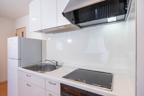 Family Apartment, Balcony | Private kitchen