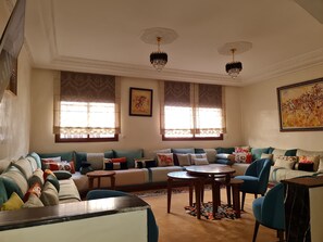 Living area - Elegant apartment in el jadida (El Jadida)