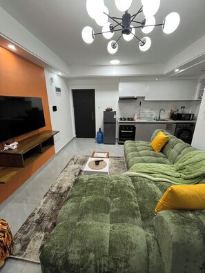 Smart TV, ping pong, music library, video library