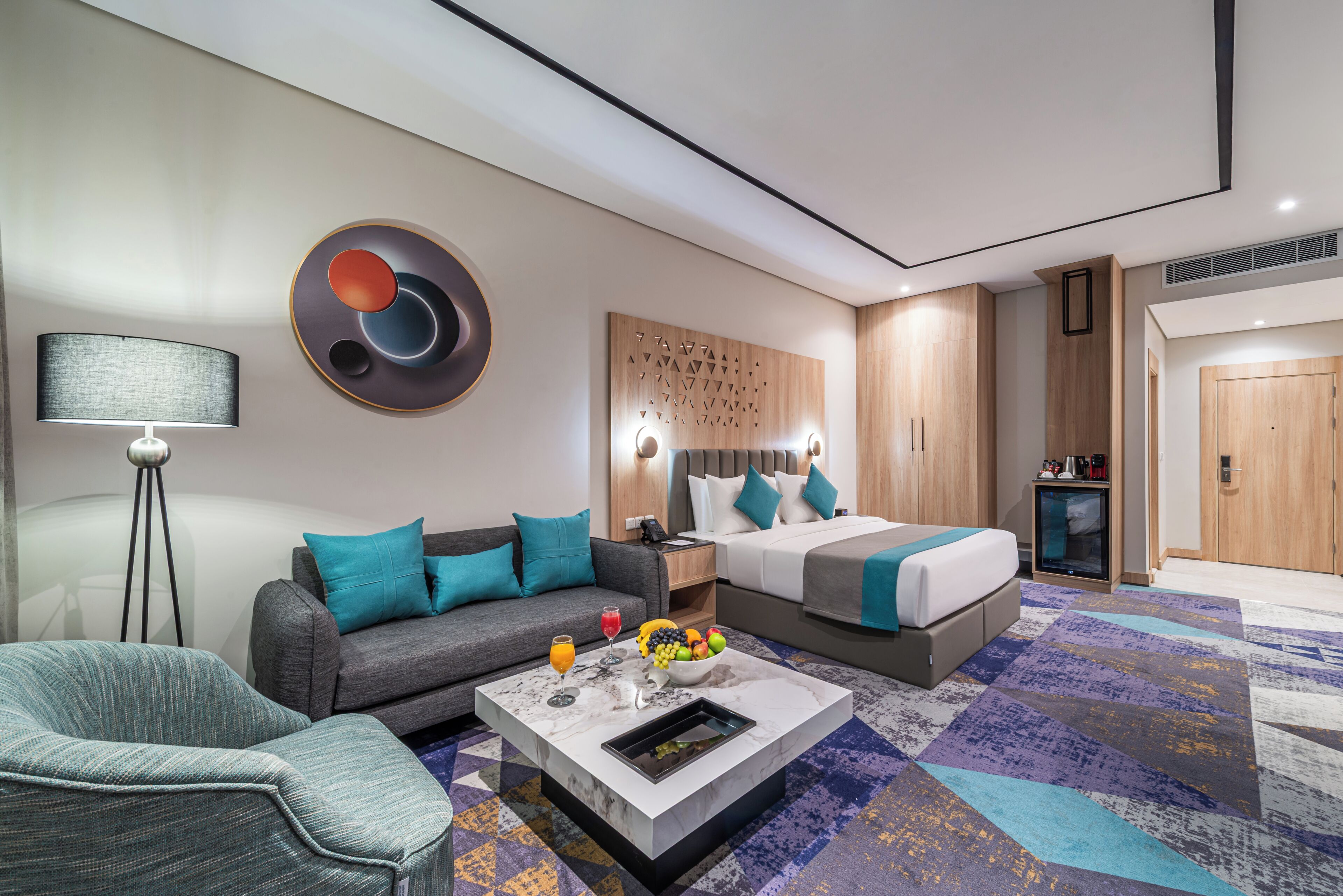 Suite Exécutive | Rideaux occultants, chambres insonorisées, fer et planche à repasser