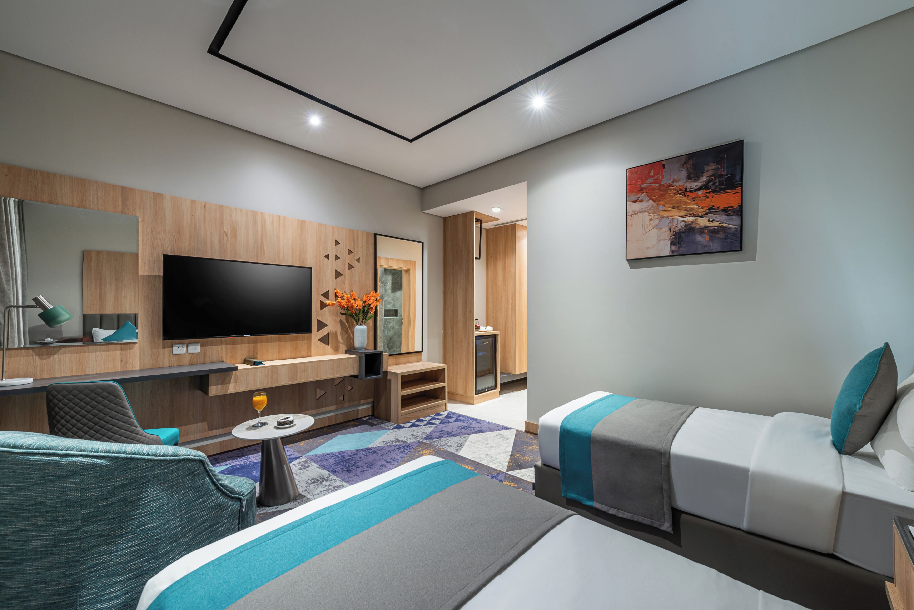 Deluxe Double or Twin Room | Langsir/tirai gelap terus, kalis bunyi, seterika/papan seterika 