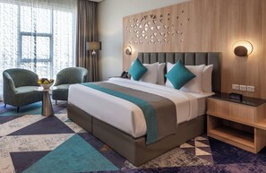 Deluxe Room | Egyptian cotton sheets, premium bedding, pillowtop beds, minibar - Rhenium Hotel - Abha (Abha)