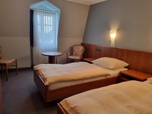Kamar Double, pemandangan kota | Meja kerja, ruang kerja ramah laptop, dan Wi-Fi gratis